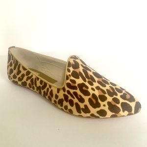 Dolce Vita Leopard-Print Smoking Slipper